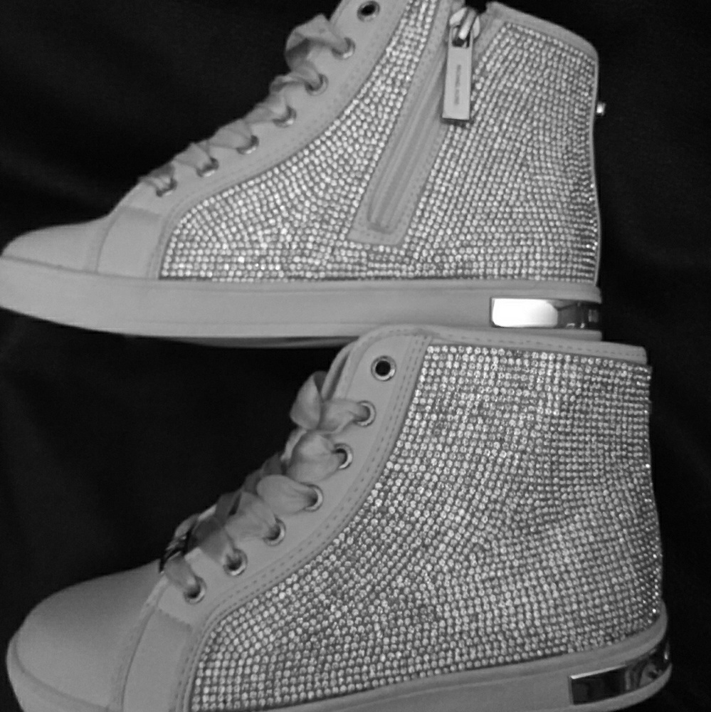 RARE MKORS RHINESTONE SNEAKERS